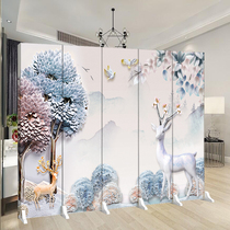 Nordic screen partition Modern fashion simple living room Office Hotel bedroom Dining room foldable mobile folding screen