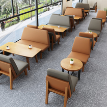Nordic Cafe Sofa deck Leisure bar Lounge area Negotiation book bar Qing Bar Bar Milk tea shop Table and chair combination