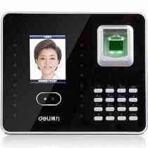 Deli 3969 face fingerprint attendance machine punch card machine Fingerprint face punch card machine network U disk download