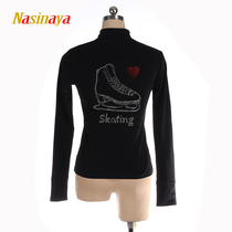 Forno custom children's adult figure skating jacket jacket skating suit brocade sanding red heart skate drill