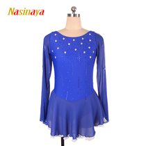 Funo Nasinaya14 color custom children's adult figure skating clothing performance competition examination skirt hot diamond color