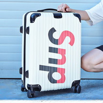 Suitcase Man Sturdy Durable Pull Rod Box Trendy Fashion High Face Value Password Box Universal Wheel New Student Leather Case
