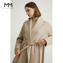 Shopping mall same mm lemon 2019 winter new double faced cashmere coat woolen coat women 5aa370481q