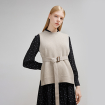 Shopping mall MM lemon autumn 2019 new vest Pullover wool sweater women loose wear 5A7230231Q