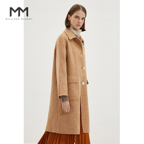 Shopping mall same mm lemon 2019 winter new double faced woolen coat medium length woolen coat female 5aa271132q
