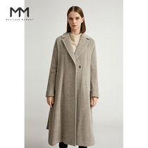 Shopping mall same mm lemon 2019 winter new Korean version medium length woolen coat woolen coat female 5ab171101q
