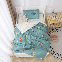 Class A 60 kindergarten three-piece quilt set six-piece baby nap into the park bed Children were bed of the bed