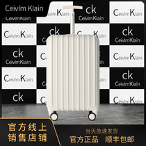 CeivlmKlain durable suitcase woman 20 inch den case pull bar box male student password travel leather case