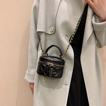 France Cone Koery genuine leather chain bag 2022 new wave mini handbag woman bag inclined satchel bag