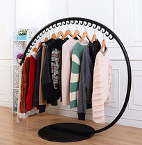 Venus wrought iron coat rack floor hanging clothes rack creative hanger indoor simple fashion clothing store display rack