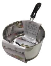 Export 316 stainless steel milk pot baby food supplement pot snow pan row pan row pot 304 small soup pot baby cooking milk pot