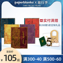 paperblanks flagship store Great man manuscript series Vintage hand book Thick notebook Diary hand book Hand book Creative high-end literary and artistic simplicity Shakespeare Tagore Schubert