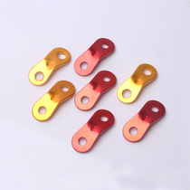 Aluminum alloy wind rope length adjustment buckle outdoor tent canopy wind rope slide buckle double eye umbrella rope buckle fixed buckle