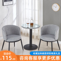 Creative balcony xiao zhuo yi cha zhuo yi combined bedroom hotel yi zhuo liang yi back stool small coffee table three-piece suit