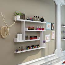Nail polish display rack wall hanging Nail Shop cosmetics display rack display cabinet wall shelf simple and modern
