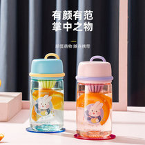 Fuguang Tritan water Cup portable female primary school childrens direct drinking Mini small water bottle bottle summer plastic cup