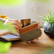 Small raw with rice original carpack woman type small minimalist with zero money bag drivers license Senior mini cute genuine leather multi-position