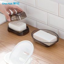 Tea Flower Soap Case Student Dormitory Soap Box Drain Toilet Bathroom minimalist with cover soap rack Box Soap Box