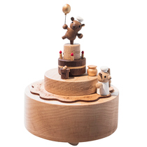jeancard rotating music box eight-soundbox woody send girlfriend girl childs birthday Seven New Years Eve gift
