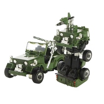 Justoys Super Alloy Minor Deformation Series Inspector Willy Inspector Transformed Toys Off-road Vehicle