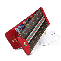 Emperor Paul card bag female anti-theft brush large capacity womens thin drivers license card holder Korean wallet coin purse