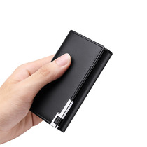 Royal Paul mens genuine leather key bag large capacity multifunction car key buckle waist hanging card bag mens universal