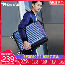 Aihua Mens 25-inch luggage 20 small boarding case 20 womens suitcase expandable brand luggage case