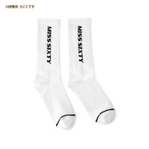 Miss Sixty夏季棉质弹力字母袜子潮袜女682OJ8810000