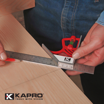 Israel Cape Road KAPRO325 woodworking ruler Movable combination ruler Multi-functional magnetic universal angle ruler Stainless steel