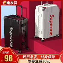 Luggage nv wang red ins travel male pull rod box 280000 to the wheel password pi xiang zi small 20-inch 24 students