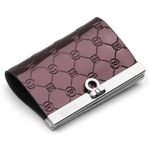 Bull Leather Key Bag Woman Style Korea Key Containing Bag Men Flat Sum Creative Fashion Lock Spoon Bag Key Clip