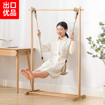 Solid wood hanger floor bedroom simple modern living room room door indoor multifunctional wooden coat rack