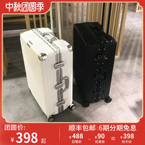 Dream traveler trolley case universal wheel ins Net red luggage men and women 20 aluminum frame suitcase suitcase 24 28 inch