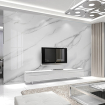 Simple modern imitation marble wallpaper 3d TV background wall mural living room Film and Television Wall Wall cloth New Wall cloth