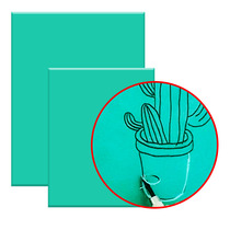 A3A4 printmaking rubber plate green pvc soft rubber plate green engraving rigid green rubber plate printmaking rubber plate