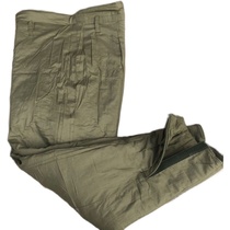 Brand new genuine old cotton trousers winter warm pants windproof cold cover trousers middle-aged and elderly high waist pants cold storage