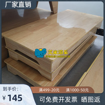 Special flat bed for kindergarten Can be tiled through the bed Childrens bed Solid wood bed Baby bed Stacking bed Nap bed