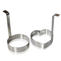 Thickened 304 stainless steel round omelet creative square omelet ring model heart-shaped pancake omelet mold