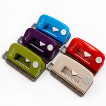 Japan carl Curry Road small creative with ruler double hole puncher two hole hole spacing 80mm