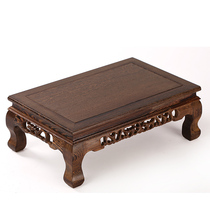 Mahogany Kang table chicken wing Wood solid wood Kang window table antique carved low table tatami balcony small coffee table