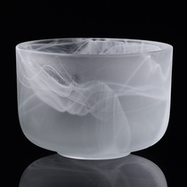Glass ink painting Fengyun tea washing large glass tea residue bucket Tea set accessories Household water kettle pen washing tea bowl