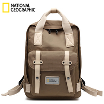 National Geographic Backpack Students School Bag Group Construction Travel Female Male Couple Waterproof double shoulder TV series The same King Ice Ice