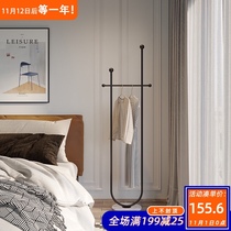 Nordic B & B Hotel Hangers Floor Light Luxury Bedroom Coat Hanger House Home Simple Modern Marble Clothes Shelf