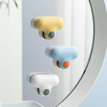 Home cleaning glass artifact household bathroom wiper mirror wiper suction wall storage mirror cleaner descaling