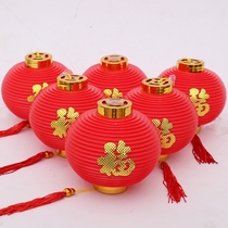 New Year Red little lantern hanging decoration series Spring Festival opening outdoor layout blessing chandelier Chinese style decoration