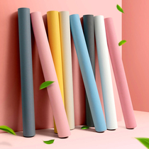 10 m self-adhesive macaron solid color wallpaper cloth pattern waterproof living room bedroom kindergarten background wall refurbished Wall wallpaper