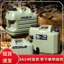 Food grade pe outdoor vehicular pure water barrel with tap Domestic plastic water storage with square large capacity water storage tank