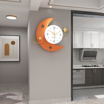 Modern simple clock wall clock living room home fashion personality hanging watch creative decoration light luxury Net red clock hanging wall