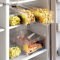 bencross crisper food grade drawer storage box household kitchen refrigerator large capacity transparent finishing box
