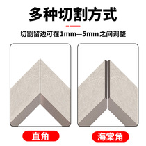 Tile 45 degree chamfering machine oblique cutting marble machine marble stone Begonia 90 angle frame artifact table